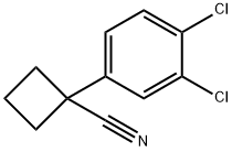 1-(3,4-DICHLOROPHENYL)CYCLOBUTANECARBONITRILE Structural