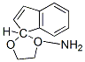 Spiro[1,3-dioxolane-2,1-[1H]inden]-3-amine, 2,3-dihydro- (9CI) Structural