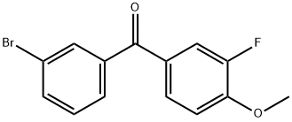 3-BROMO-3'-FLUORO-4'-METHOXYBENZOPHENONE