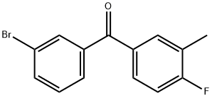 3-BROMO-4'-FLUORO-3'-METHYLBENZOPHENONE