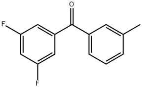 3,5-DIFLUORO-3'-METHYLBENZOPHENONE