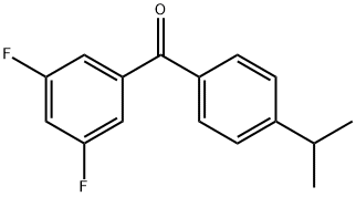 3,5-DIFLUORO-4'-ISO-PROPYLBENZOPHENONE