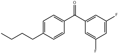 4-N-BUTYL-3',5'-DIFLUOROBENZOPHENONE