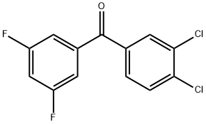 3,4-DICHLORO-3',5'-DIFLUOROBENZOPHENONE