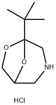 5-t-Butyl-6,8-dioxa-3-azabicyclo(3.2.1)octane hydrochloride