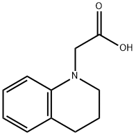 3,4-DIHYDRO-1(2H)-QUINOLINEACETIC ACID Structural