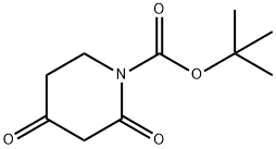 TERT-BUTYL 2,4-DIOXOPIPERIDINE-1-CARBOXYLATE Structural