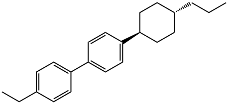 trans-4-ethyl-4'-(4-propylcyclohexyl)-1,1'-biphenyl Structural