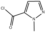 1-Methyl-1H-pyrazole-5-carbonyl chloride Structural