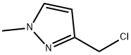 3-(Chloromethyl)-1-methyl-1H-pyrazole Structural