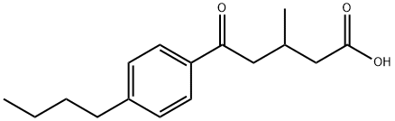 5-(4-N-BUTYLPHENYL)-3-METHYL-5-OXOVALERIC ACID