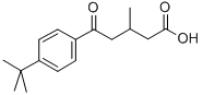 5-(4-TERT-BUTYLPHENYL)-3-METHYL-5-OXOVALERIC ACID Structural