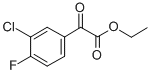 ETHYL 3-CHLORO-4-FLUOROBENZOYLFORMATE Structural