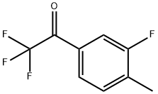 3'-FLUORO-4'-METHYL-2,2,2-TRIFLUOROACETOPHENONE Structural