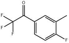 4'-FLUORO-3'-METHYL-2,2,2-TRIFLUOROACETOPHENONE Structural