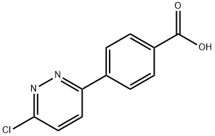 4-(6-CHLORO-3-PYRIDAZINYL)BENZOIC ACID Structural