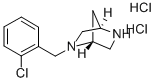 (1S,4S)-(+)-2-(2-CHLORO-BENZYL)-2,5-DIAZA-BICYCLO[2.2.1]HEPTANE DIHYDROCHLORIDE Structural