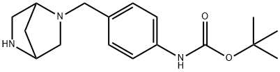 (1S,4S)-(+)-[4-(2,5-DIAZA-BICYCLO[2.2.1]HEPT-2-YLMETHYL)-PHENYL]-CARBAMIC ACID TERT-BUTYL ESTER 2CF3COOH Structural