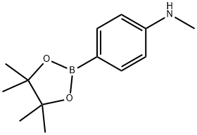 4-(N-METHYLAMINO)PHENYLBORONIC ACID, PINACOL ESTER Structural