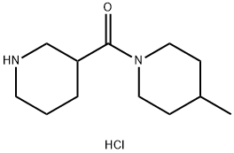 (4-METHYLPIPERIDINO)(3-PIPERIDINYL)METHANONE HYDROCHLORIDE Structural