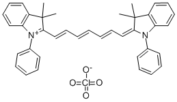 2-(7-(3,3-DIMETHYL-1-PHENYL-1H-2(3H)-INDOLIDENE)-1,3,5-HEPTATRIENYL)-3,3-DIMETHYL-1-PHENYL-3H-INDOLIUM PERCHLORATE Structural