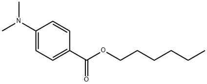 hexyl 4-(dimethylamino)benzoate Structural