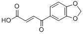 2-Butenoic acid, 4-(1,3-benzodioxol-5-yl)-4-oxo-, (E)- Structural