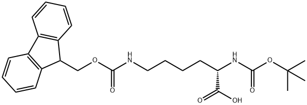 N-Boc-N'-Fmoc-L-Lysine Structural