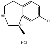 Lorcaserin hydrochloride Structural Picture