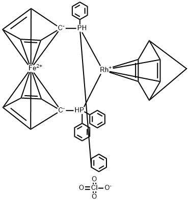 (BICYCLO[2.2.1]HEPTA-2,5-DIENE)[1,1'-BIS(DIPHENYLPHOSPHINO)-FERROCENE] RHODIUM(I) PERCHLORATE