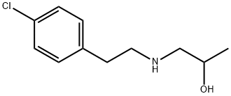 1-[[2-(4-Chlorophenyl)ethyl]amino]-2-hydroxypropane Structural