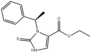 ethyl (R)-2,3-dihydro-3-(1-phenylethyl)-2-thioxo-1H-imidazole-4-carboxylate      