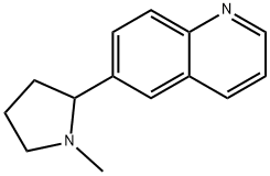 Quinoline, 6-(1-Methyl-2-pyrrolidinyl)- Structural