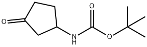 Carbamic acid, N-?(3-?oxocyclopentyl)?-?, 1,?1-?dimethylethyl ester Structural