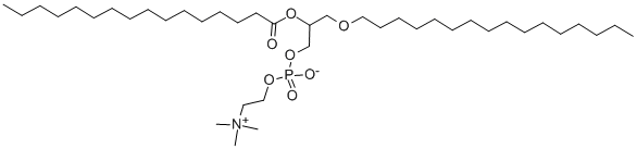 1-O-HEXADECYL-2-HEXADECANOYL-RAC-GLYCERO-3-PHOSPHOCHOLINE