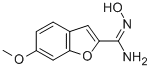 2-Benzofurancarboximidamide, N-hydroxy-6-methoxy- Structural