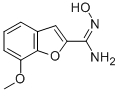 2-Benzofurancarboximidamide, N-hydroxy-7-methoxy- Structural