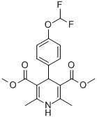 2,6-Dimethyl-3,5-dimethoxycarbonyl-4-(p-difluoromethoxyphenyl)-1,4-dih ydropyridine