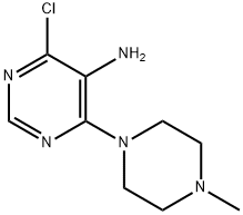 4-CHLORO-6-(4-METHYL-PIPERAZIN-1-YL)-PYRIMIDIN-5-YLAMINE Structural