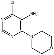 4-CHLORO-6-MORPHOLIN-4-YL-PYRIMIDIN-5-YLAMINE Structural