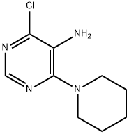 4-CHLORO-6-PIPERIDIN-1-YL-PYRIMIDIN-5-YLAMINE Structural