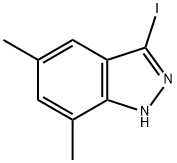 3-IODO-5,7-DIMETHYL (1H)INDAZOLE