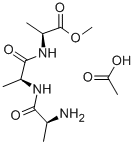 L-ALANYL-L-ALANYL-L-ALANINE METHYL ESTER ACETATE Structural