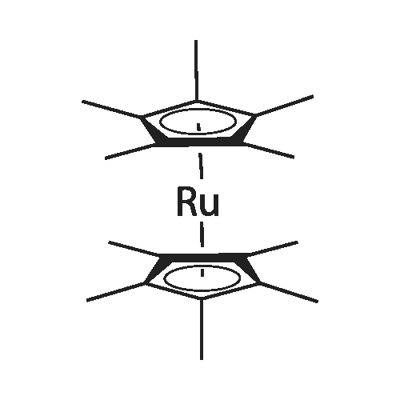 BIS(PENTAMETHYLCYCLOPENTADIENYL)RUTHENIUM Structural