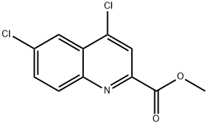 METHYL 4,6-DICHLORO-QUINOLINE-2-CARBOXYLATE Structural