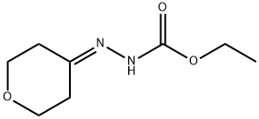 Hydrazinecarboxylic  acid,  (tetrahydro-4H-pyran-4-ylidene)-,  ethyl  ester  (9CI) Structural