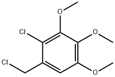 2-CHLORO-1-(CHLOROMETHYL)-3,4,5-TRIMETHOXYBENZENE Structural