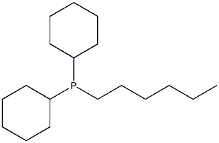 dicyclohexylhexylphosphine Structural