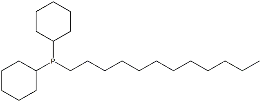 dicyclohexyldodecylphosphine Structural