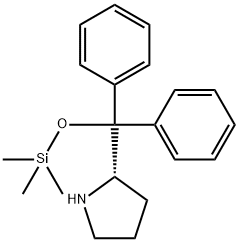 (S)-(-)-ALPHA,ALPHA-DIPHENYL-2-PYRROLIDINYL METHYLTMS ETHER Structural